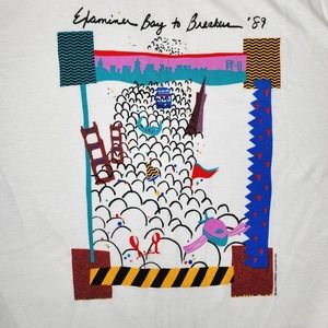 Vintage Bay to Breakers 1989 Tshirt San Francisco CA Single Stitch LARGE & XL